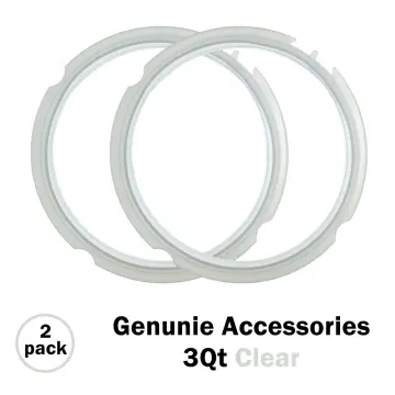 Instant Pot Sealing Ring 2 Pack Clear 5 or 6 Quart 2 Pack Sealing Ring  Clear 