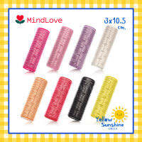 MindLove โรลม้วนผมสไตล์เกาหลียาวพิเศษ แกน 3x10.5 cm. โรลยาว 1 ชิ้น โรลม้วนผมแผ่นอลูมิเนียมนำความร้อน โรลม้วนผมหน้าม้า