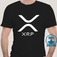 4507D Custom Printed Men T Shirt Ripple Xrp Logo Crypto Currency Bitcoin Hodl Tshirt