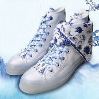 [Fashion goods060]Individualand WhiteShoelaces 2สีแฟชั่นผู้หญิง Dolldropship