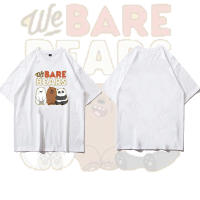 【Fashion】 เสื้อ We Bare Bears แขนสั้นคอกลม ใส่ได้ทั้งชายหญิง ลายการ์ตูน สกรีนลายสวยงาม เสื้อยืด Cotton เสื้อผ้าแฟชั่น พร้อมส่ง แขนสั้น Tops