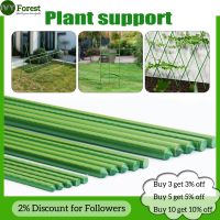 24”（60cm） length Plant Stakes Gardening Pillar Plastic Coated Steel Pipe For Supporting Climbing Plants Flowers and Vegetables