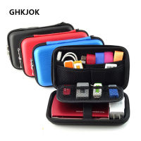 Original 2.5inch EVA Hard Disk Drive Case Mobile Power Box For U Disk SD Card Card Earphone Data Cable USB Flash Drive 3DS Bag