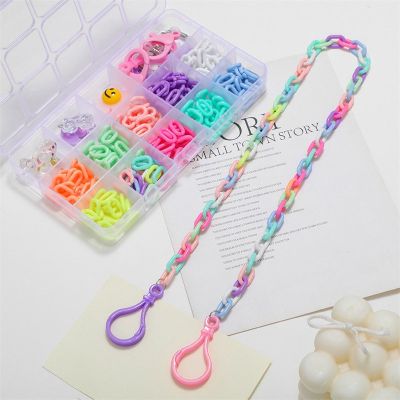 [CYNTHIA] DIY Lanyard Macron Lanyard Chain Rice Beads Kit Glasses Lanyard Jewelry Accessories
