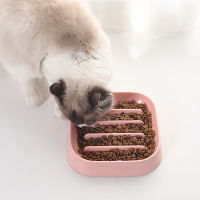 New Striped Bowl Dog Slow Down Eating Anti-choking Bowls for Cat Dog Solid Puppy Kitten Food Bowl Slow Feeder Supplies