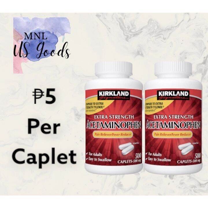 Acetaminophen 500mg Kirkland Signature Lazada PH
