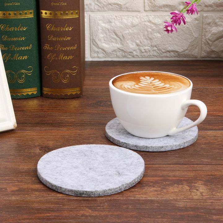 cc-11pcs-round-felt-coaster-dining-table-protector-resistant-cup-hot-drink-mug-placemat-accessories