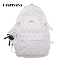 Backpack Prettyzys 2023 Korean Student Bag Large capacity School 15.6 inch For Teenage Girla a