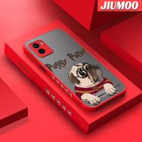 JIUMOO เคสสำหรับ VIVO Y15s Y15a Y01ลายการ์ตูนดีไซน์ใหม่ซิลิโคนบางฝ้าแข็งขอบเคสนิ่มใส่โทรศัพท์เคสคลุมทั้งหมดกรอบป้องกันเลนส์กล้อง