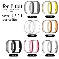 เคส Cases For Fitbit Versa 4 3 2 1 and Versa Lite, TPU plated Bumper Casing Cover Protector for Fitbit Watches