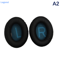 ?【Lowest price】Legend 1คู่โฟมแผ่นรองหูฟัง Soft protein Leather REPLACEMENT EAR Pad สำหรับ Bose QC35 QC2 QC25 QC15 AE2i ฉนวนกันความร้อนเสียงและหูฟังลดเสียงรบกวนครอบคลุม padding หูฟัง