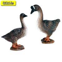 Simulação De Ação Duck ห่านหงส์ฟาร์มสัตว์ปีกน่ารักรูปเป็ดไก่ Figuras De Ação PVC Miniatura Edacional Toyift Para Crianças