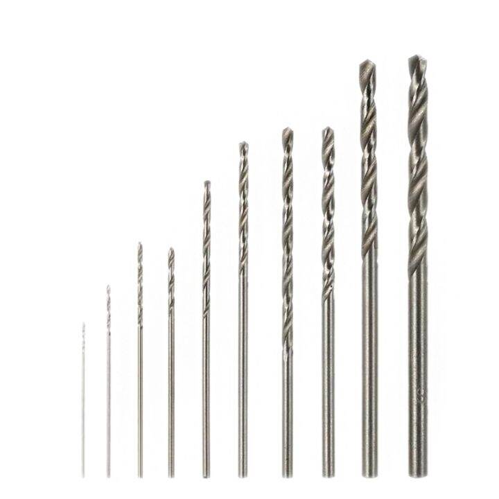 set-mata-bor-เกลียวเหล็กความเร็วสูงขนาดเล็กขาว10ชิ้น-1ชุดสำหรับ-dremel-สว่าน-hss