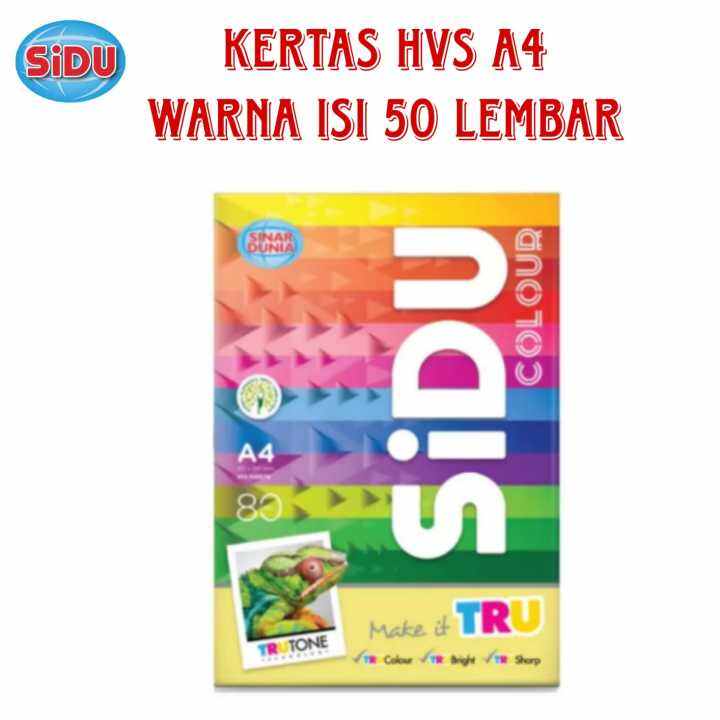 DE ROYALE - Sidu Hvs A4 80 Gsm Rainbow Colour / Copy Paper / Kertas Hvs ...