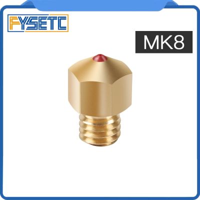 ▦㍿✈ MK8 Ruby Nozzle 1.75mm Nozzles 0.4mm High Temperature Ruby MK8 Nozzle For PETG ABS PET PEEK NYLON PRUSA I3 ENDER CR10 Hotend