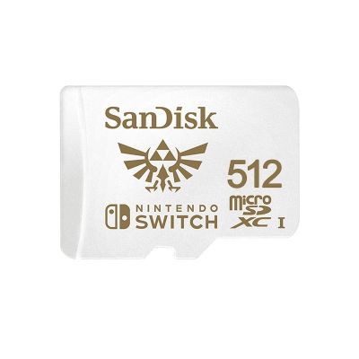 การ์ดความจำทรายสีขาวสำหรับ Nintendo Switch Micro SDHC 512GB 256GB 128GB 64GB