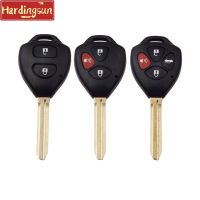 Hardingsun 2/3/4ปุ่มที่เก็บกุญแจรถรีโมท FOB สำหรับ Toyota Camry RAV4 Yaris Prado Tarago โคโคลลา REIZ Crown Avalon Venza