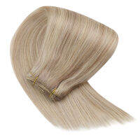 VeSunny Hair Weft Bundles ต่อผมมนุษย์เย็บตรงต่อผมต่อแบบ Double Weft Soft Remy Hair 100G zilian Weft