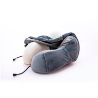 UShaped Memory Foam Neck Pillows Soft Slow Rebound Space Travel Plane Pillow Solid Neck Cervical Healthcare Deep Sleep Pillow