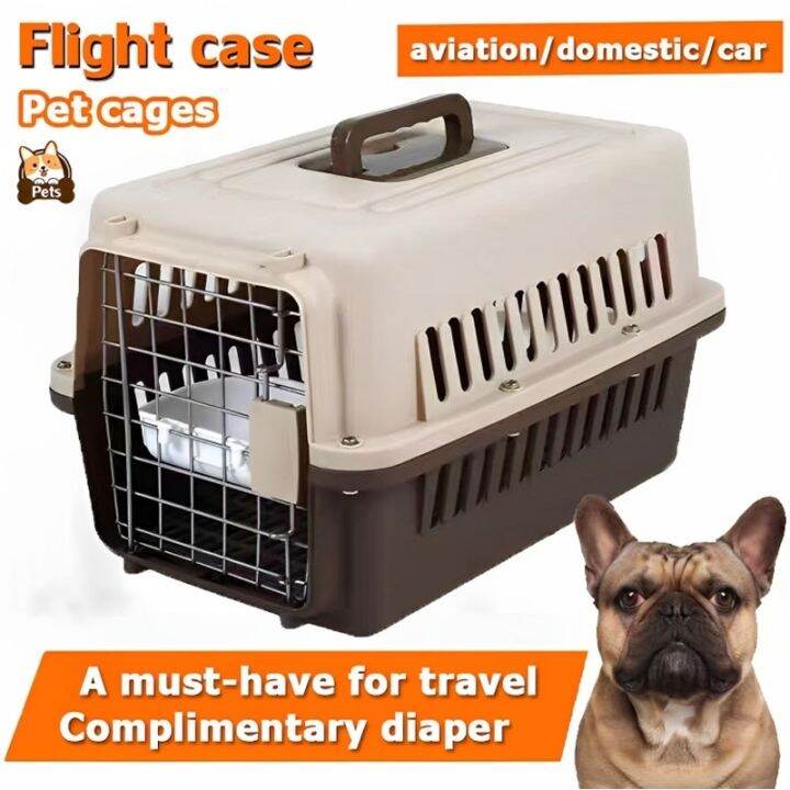 Pet carrier travel cage dog crates airline approved for Lazada PH