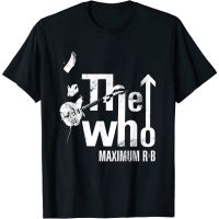 เสื้อยืดผ้าฝ้ายพรีเมี่ยม เสื้อยืด พิมพ์ลาย The Who Official Maximum R&amp;B Tour