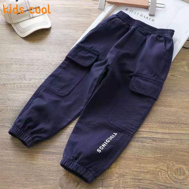 กางเกงทำงานชายหล่อ2023สไตล์เกาหลีแบบใหม่กางเกงลำลองเด็กอินเทรนด์