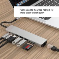 รุ่นที่มีจำนวนจำกัด8-In-1ประเภท C ฮับ USB C เป็น HDMI USB 3.0พอร์ต2.0พอร์ต Sd/ ที่อ่านทีเอฟ USB-C ส่งพลังงานสำหรับ MacBook Pro