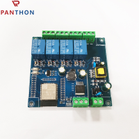 PANTHON Ac/dc แหล่งจ่ายไฟ ESP32 WIFI BT BLE โมดูลรีเลย์สี่ทางบอร์ดพัฒนา ESP32 WROOM