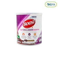 Nestle Health Science Boost Add Collagen เครื่องดื่ม ผสมคอลลาเจน วิตามินและแร่ธาตุ รสดาร์กช็อกโกแล็ต 400 g. (1กระป๋อง)