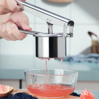 ขายในสต็อก YSJ Ying ออกแบบเครื่องคั้นน้ำผลไม้ทับทิมสิ่งประดิษฐ์ด้วยมือน้ำส้มผลไม้คั้นน้ำมะนาวใช้ในครัวเรือน 304 สแตนเลส