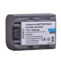 2x Battery 1250Mah NP FP50 NP-FP50 Battery For Sony NP-FP30 NP-FP60 NP-FP70 NP-FP71 NP-FP90 DCR-SX40 SX40R SX41 HDR-CX105 SR82E SR85E