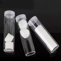 1 Piece 30mm Plastic Protective Tube Holder Storage Boxes Applied Clear Round Cases Coin Storage Protective Tube Holder