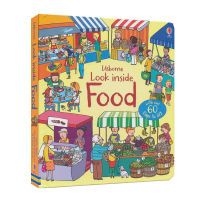หนังสือเด็ก Usborne หนังสือ  Look Inside Food Lift The Flap Book Children Activity Book Board Book for Kids Toddler Baby Book Bedtime Reading Story Book English Learning Educational Books หนังสือเด็กภาษาอังกฤษ ภาพสามมิติ หนังสือเด็ก