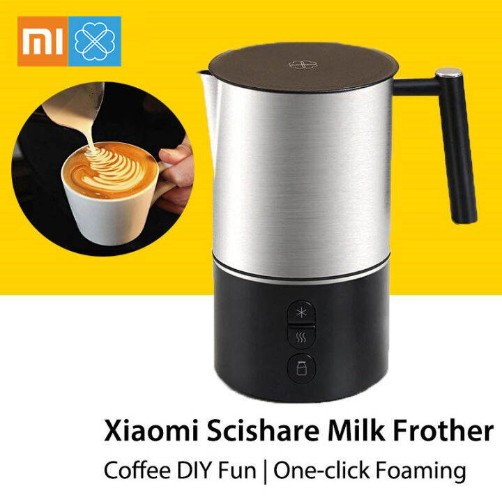 Xiaomi SCISHARE Electric Milk Frother Cappuccino Shaker Steamer Jugs