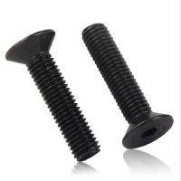 5-50pcs/lot DIN7991 M1.6 M2 M2.5 M3 M4 M5 M6 M8   Alloy Steel Flat Head Socket Screw Grade10.9 Screw Nut Drivers