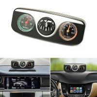 Car Vehicle Navigation Ball Compass Thermometer Hygrometer Interior Accessories