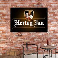 Hertog Jan เบียร์โลหะดีบุกป้ายบาร์สไตล์เรโทรแผ่นป้ายโปสเตอร์โบราณแผ่นป้ายภาพฝาผนังผับ20x30cm การตกแต่งบ้าน Hiasan Kamar