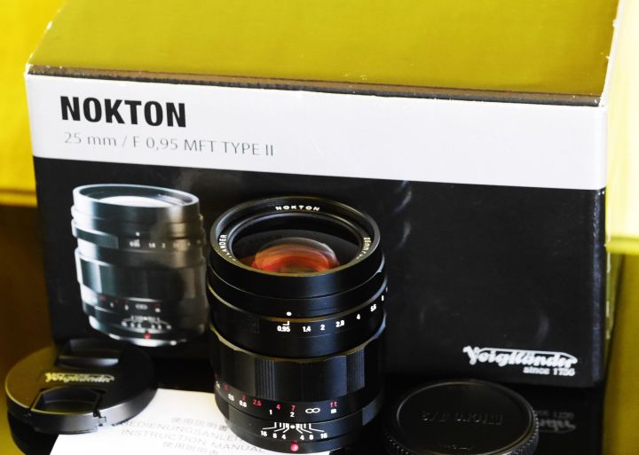 Voigtlander Nokton 25mm f0.95 type II MFTเลนส์สำหรับกล้อง