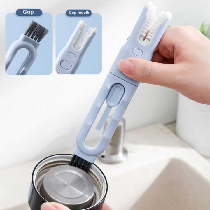 3 In 1 Cup Cleaning Brush Multi-functional Cup Mouth Scrubber