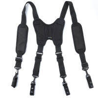 Superior Home Shop Padded Suspenders Tool Belt Suspenders Heavy Duty Work Suspenders with Tool Belt and Strong Trigger Snap Clips