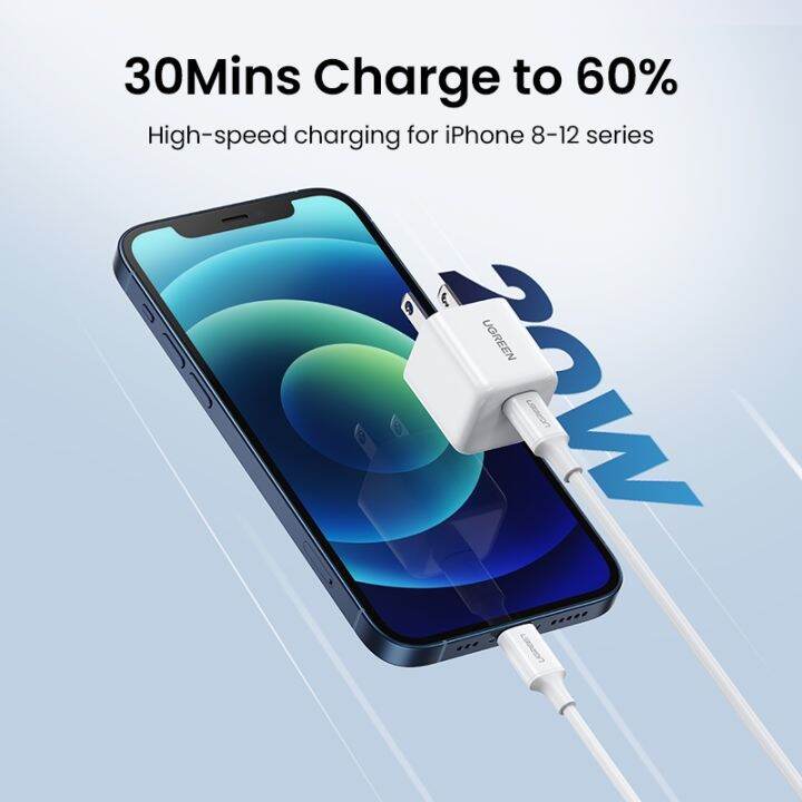 UGREEN 20W Type C Fast Charge for iPhone 13 Pro max PD Charger 12 Pro ...