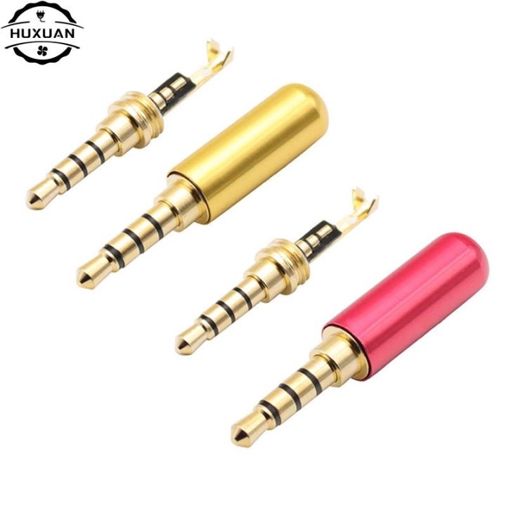 1pc-3-5mm-audio-connector-4-poles-headphone-jack-male-plug-earphone-repair-cable-solder-wire-diy-aux-3-5-jack-adapter