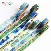 1 pcs Washi Tapes DIY Van Gogh Painting paper Masking tape Decorative Adhesive Tapes Scrapbooking Stickers Size 15 mm*7m