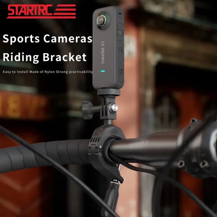 startrc-riding-mount-for-dji-action-3-2-sports-camera-accessories-for-insta360-x3-bike-mount-holder-for-gopro-bicycle-riding-clip-1-4