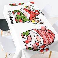 2022 New Christmas New Year Tablecloths Cartoon Father Christmas Print Party Decorations Wedding Decoration Tablecloths Nappe