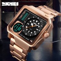 Moment the SKMEI fashion multi-function dial men watch cross-border selling square male students electronic