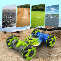 2022 Newest 4WD RC Stunt Car 2.4G Radio Remote Control Cars RC Watch Gesture Sensor Rotation Gift Electronic Toy for Kids Boy