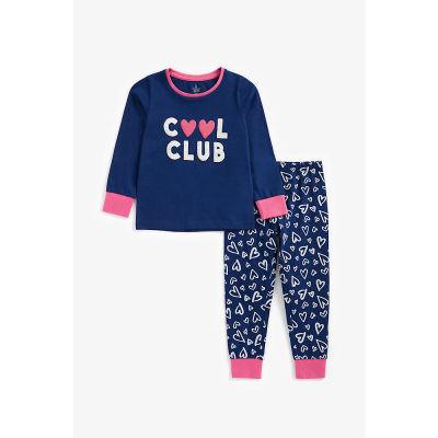 ชุดนอนเด็กผู้หญิง Mothercare cool club pyjamas ZA774