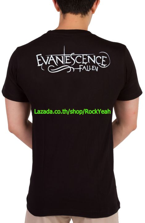 เสื้อวง-evanescence-อีวาเนสเซนซ์-ไซส์ยุโรป-เสื้อยืดวงดนตรีร็อค-เสื้อร็อค-rcm263-ส่งจากไทย