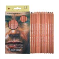 ศิลปิน12มืออาชีพดินสอสีพาสเทลนุ่มร่าง Lapis De ดินสอสีพาสเทลสำหรับการวาดภาพศิลปะอุปกรณ์การเรียน